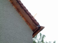 Dachberstand aus Metall (Kupfer)